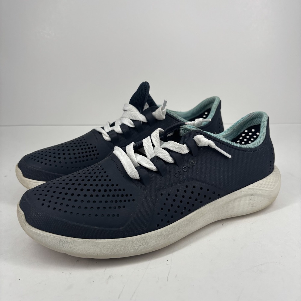 Crocs LiteRide Pacer Women's US 10 Navy Slip-On Comfort Walking Casual Sneakers